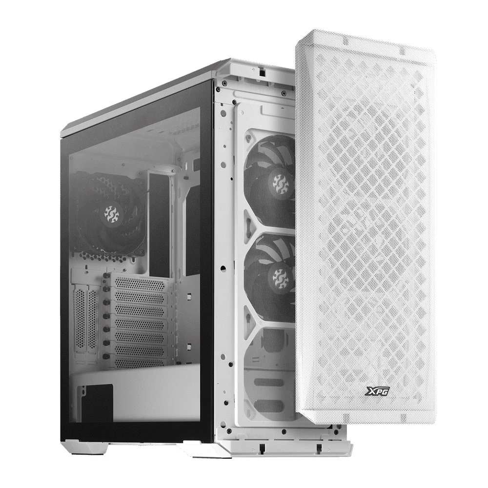 XPG Defender Mid Tower Gaming Chassis – White