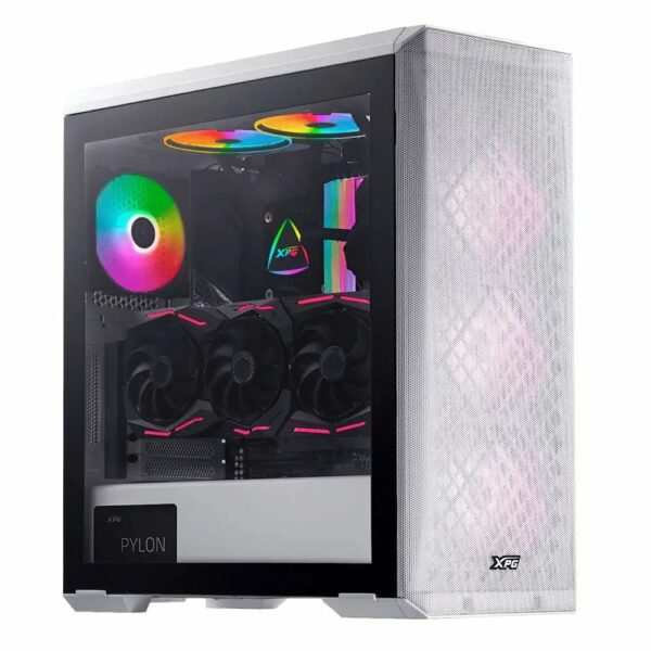 XPG Defender Mid Tower Gaming Chassis – White