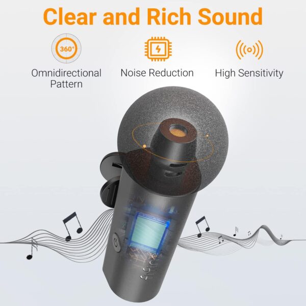 Fifine M6 Wireless Lapel Microphone