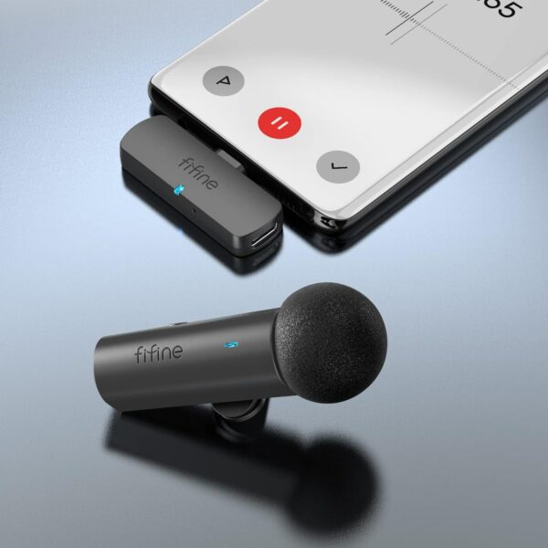 Fifine M6 Wireless Lapel Microphone