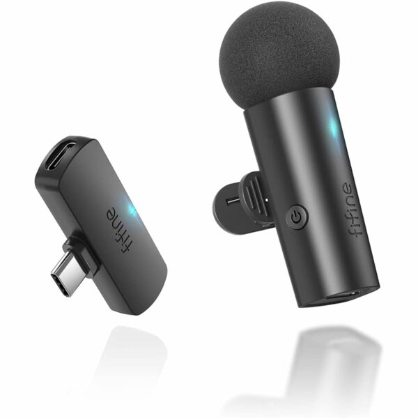 Fifine M6 Wireless Lapel Microphone