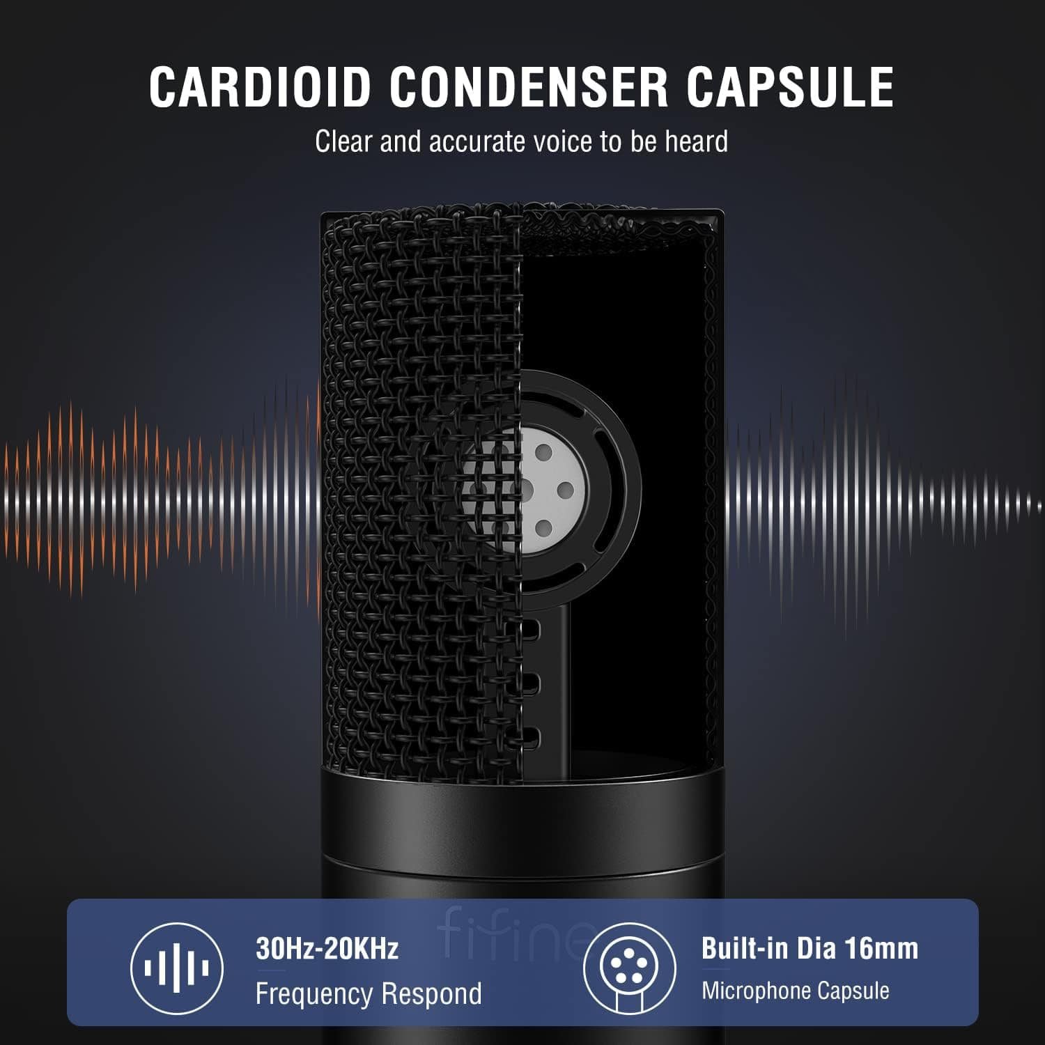 Fifine K669C XLR Condenser Microphone