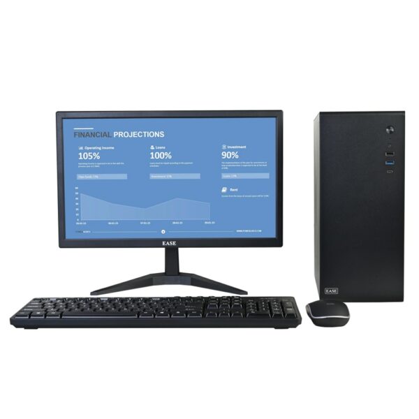 Ease EMT5 Mini Tower PC with Monitor - i5 12th