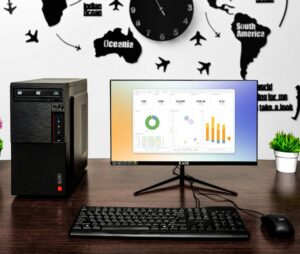Ease EPCD3 Mini Tower PC with Monitor - i3 12th
