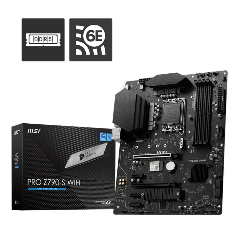 MSI PRO Z790-S WIFI LGA1700 ATX DDR5 Motherboard