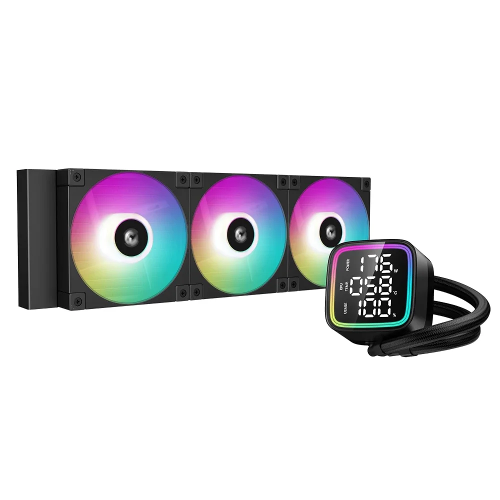 DeepCool LD360 360MM LED Display CPU Liquid Cooler