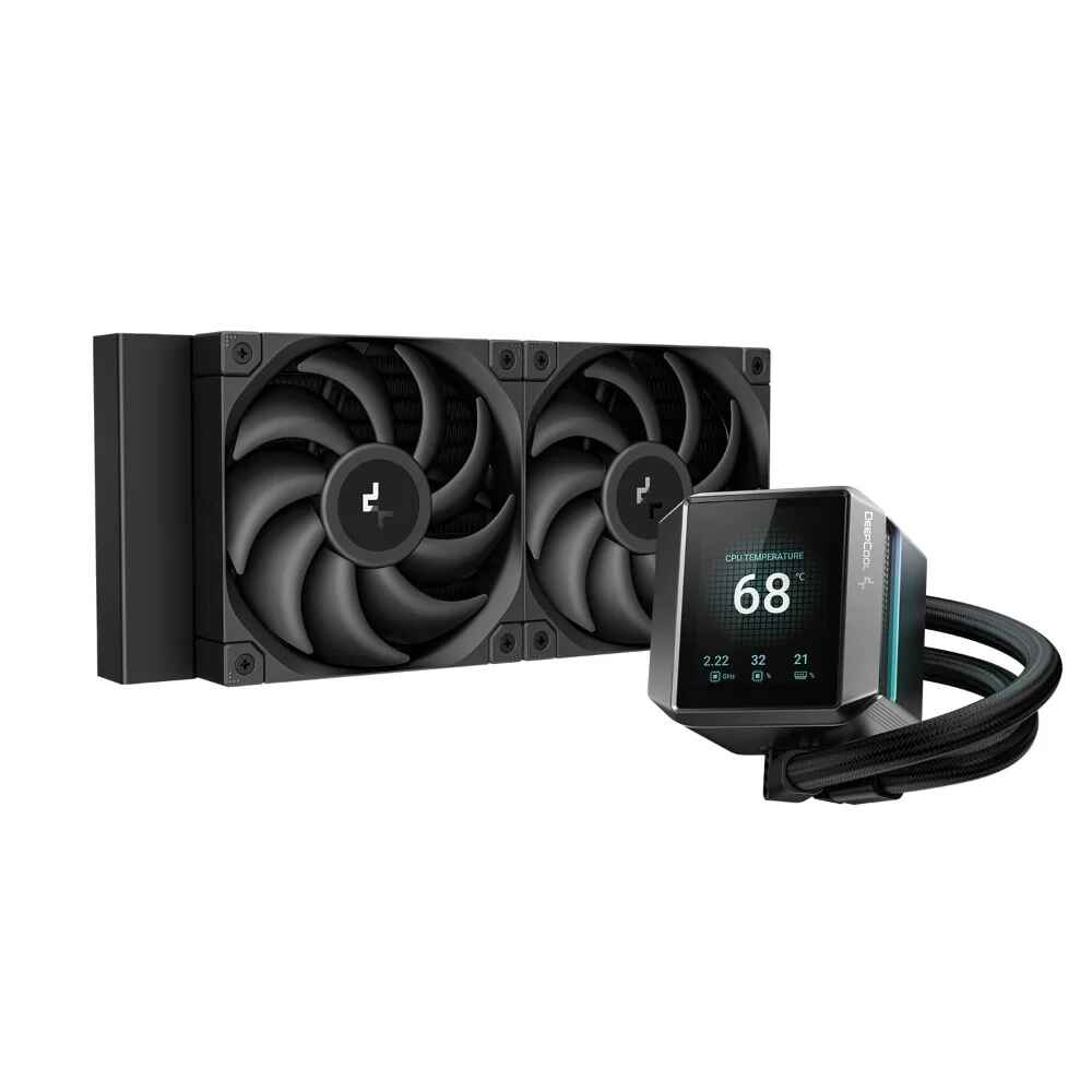DeepCool Mystique 240 240MM LCD Display CPU Liquid Cooler