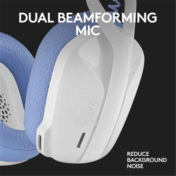 Logitech G G435 Wireless Gaming Headset – White
