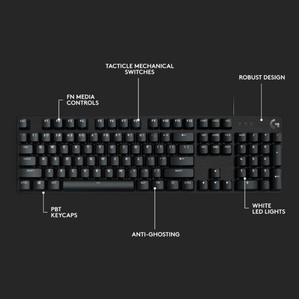 Logitech G413 SE Mechanical Gaming Keyboard - Tactile Switches