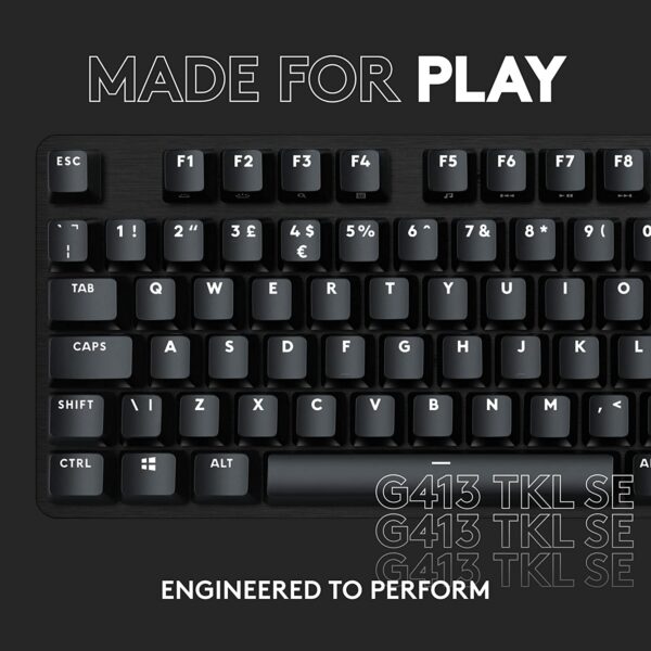 Logitech G413 TKL SE Mechanical Gaming Keyboard - Tactile Switches