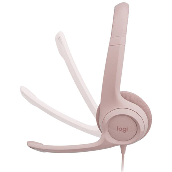 Logitech H390 USB Headset with Noise Cancelling Mic - Rose
