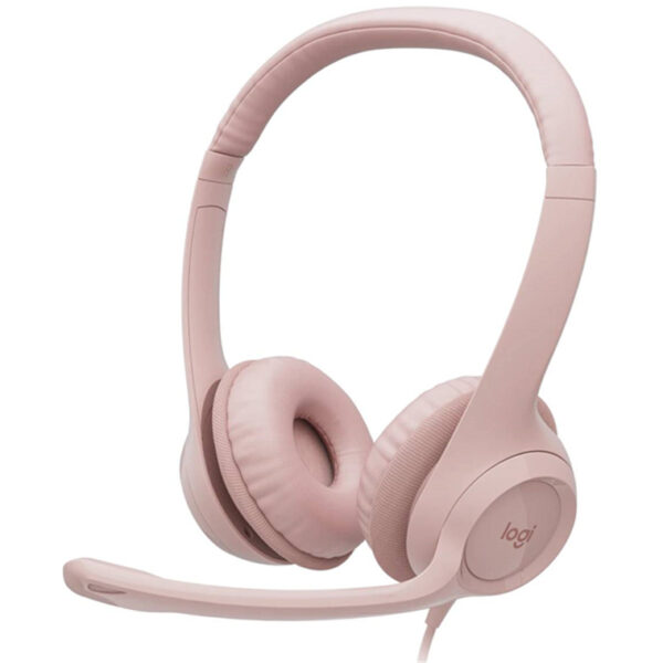 Logitech H390 USB Headset with Noise Cancelling Mic - Rose - Image 2