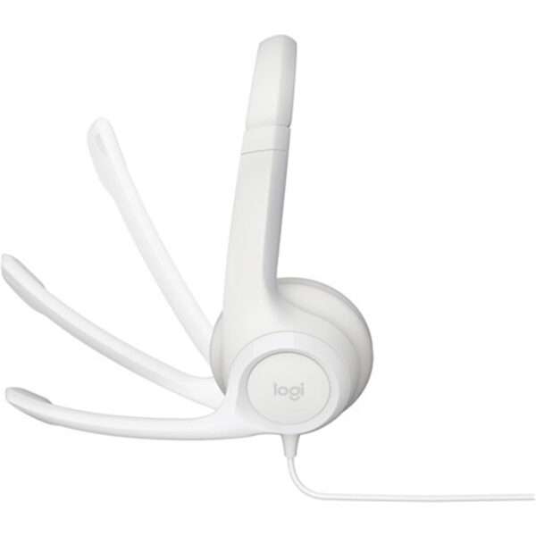 Logitech H390 USB Headset with Noise Cancelling Mic - White