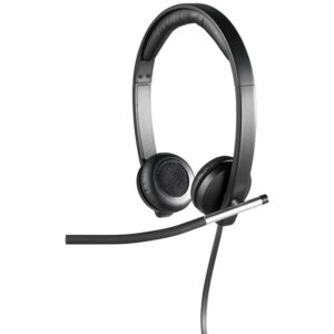Logitech H650e USB Wired On-Ear Active Noise Cancelling Headset