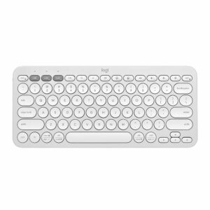 Logitech K380S Pebble Keys 2 Wireless Keyboard – Tonal White
