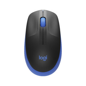 Logitech M190 Full-Size Wireless USB Mouse – Blue