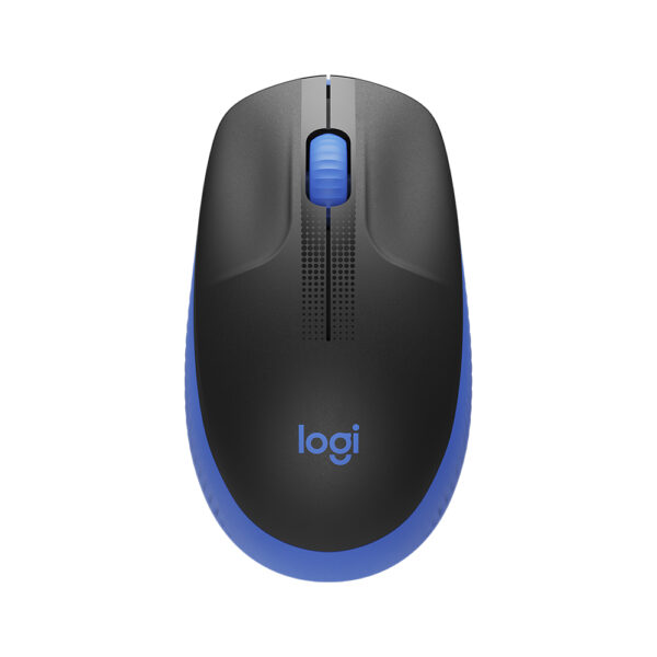 Logitech M190 Full-Size Wireless USB Mouse – Blue