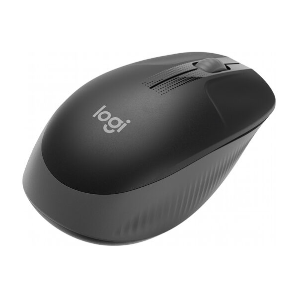 Logitech M190 Full-Size Wireless USB Mouse – Charcoal