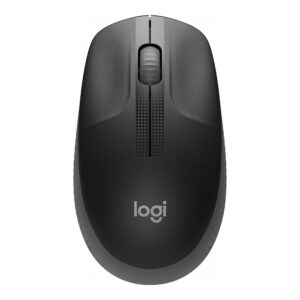 Logitech M190 Full-Size Wireless USB Mouse – Charcoal
