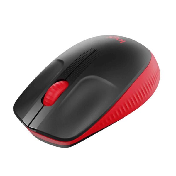 Logitech M190 Full-Size Wireless USB Mouse – Red - Image 4