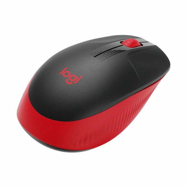 Logitech M190 Full-Size Wireless USB Mouse – Red - Image 3