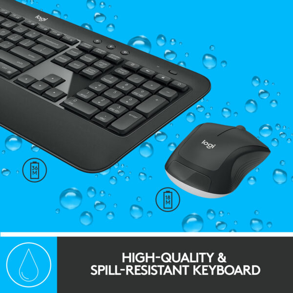 Logitech MK540 Advanced Wireless Mouse and Keyboard Combo