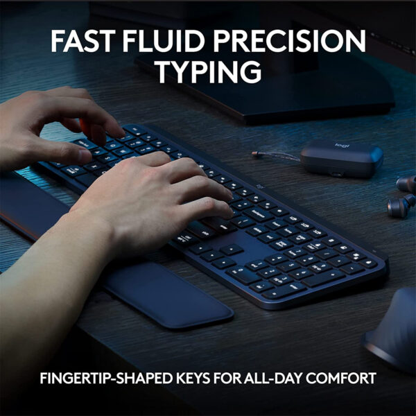 Logitech MX KEYS S Advanced Wireless Keyboard Graphite