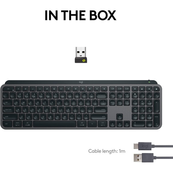 Logitech MX KEYS S Advanced Wireless Keyboard Graphite