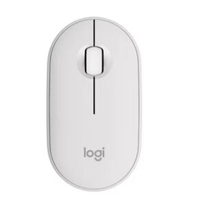Logitech Pebble Mouse 2 M350s Slim Bluetooth Wireless Mouse – Tonal White
