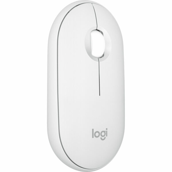 Logitech Pebble Mouse 2 M350s Slim Bluetooth Wireless Mouse – Tonal White