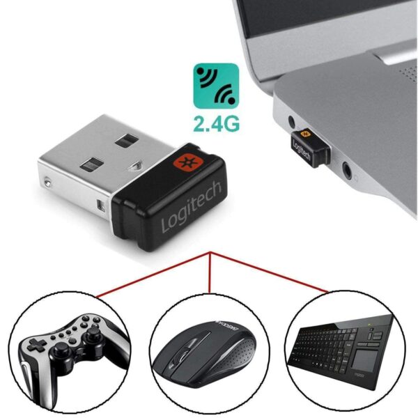 Logitech USB Unifying Receiver for Unifying Mouse or Keyboard - Image 3