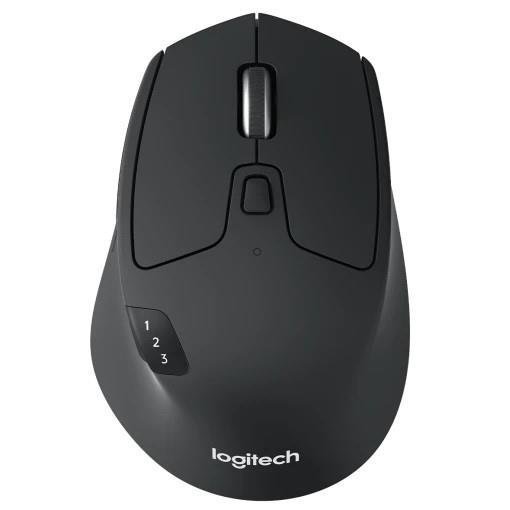 Logitech M720 Triathlon Multi-Device Wireless Mouse - Black