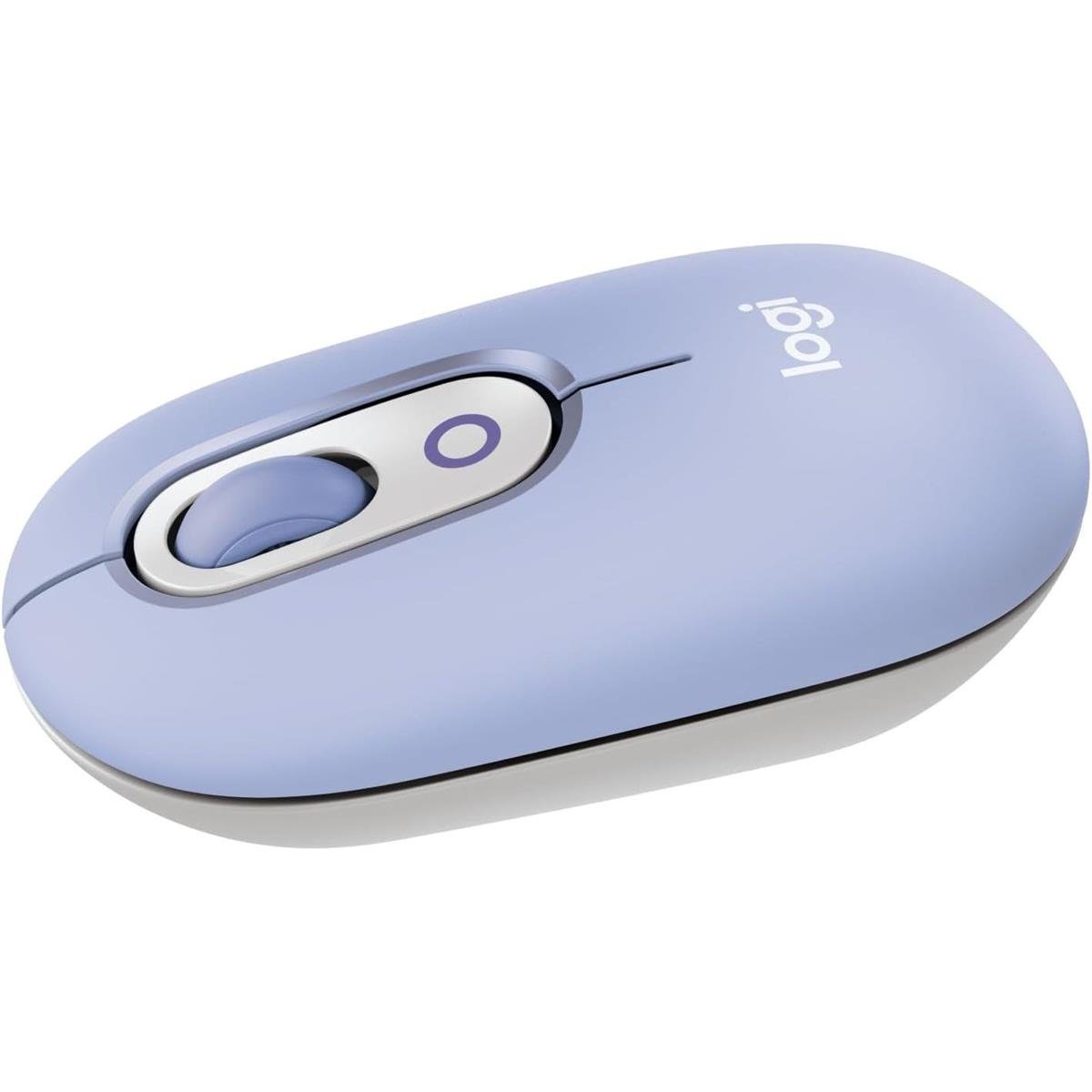 Logitech POP Bluetooth Wireless Mouse with Customizable Emoji - Lilac