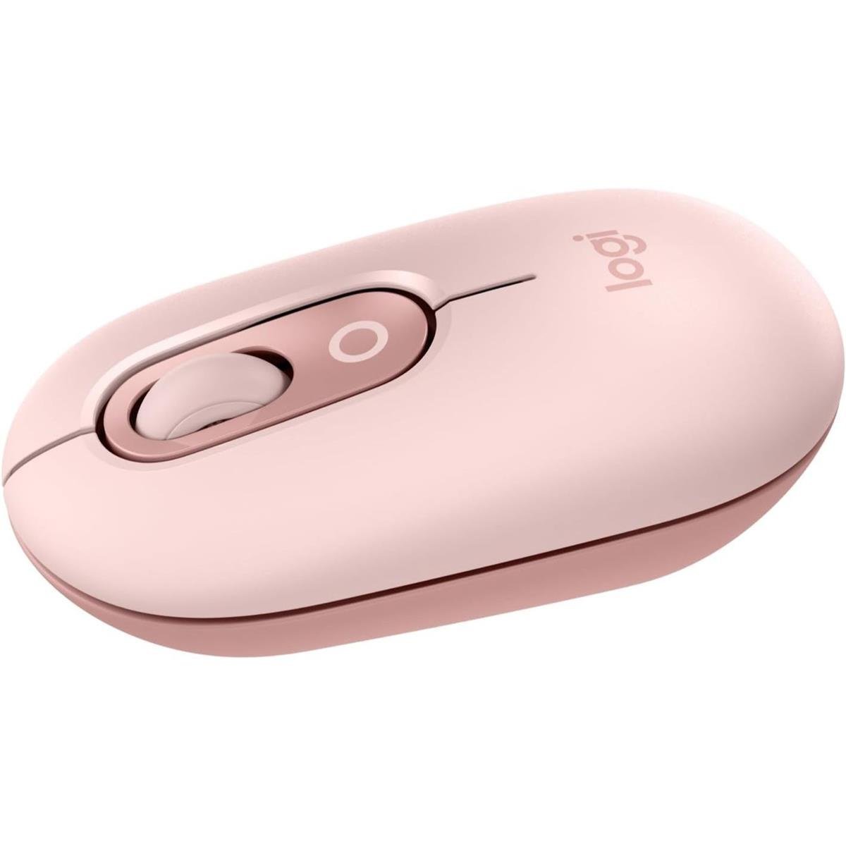 Logitech POP Bluetooth Wireless Mouse with Customizable Emoji - Rose